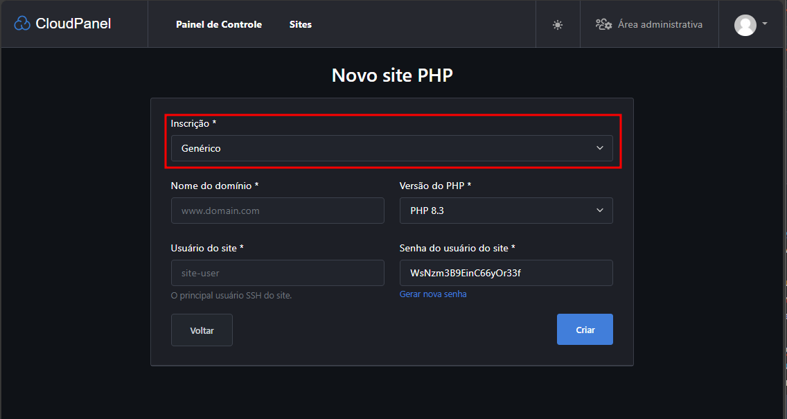 glpi cp php gener